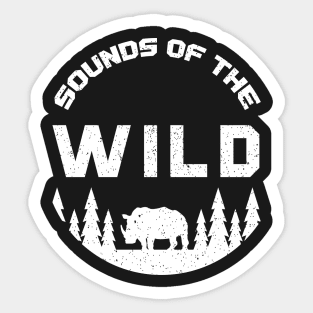 Sounds of the Wild Nature Country Sticker